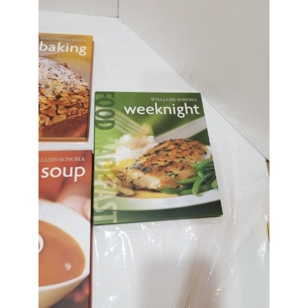 Williams Sonoma Set of 4 Cook Books food made fast bakery, soup, weeknight pasta - Picture 3 of 7